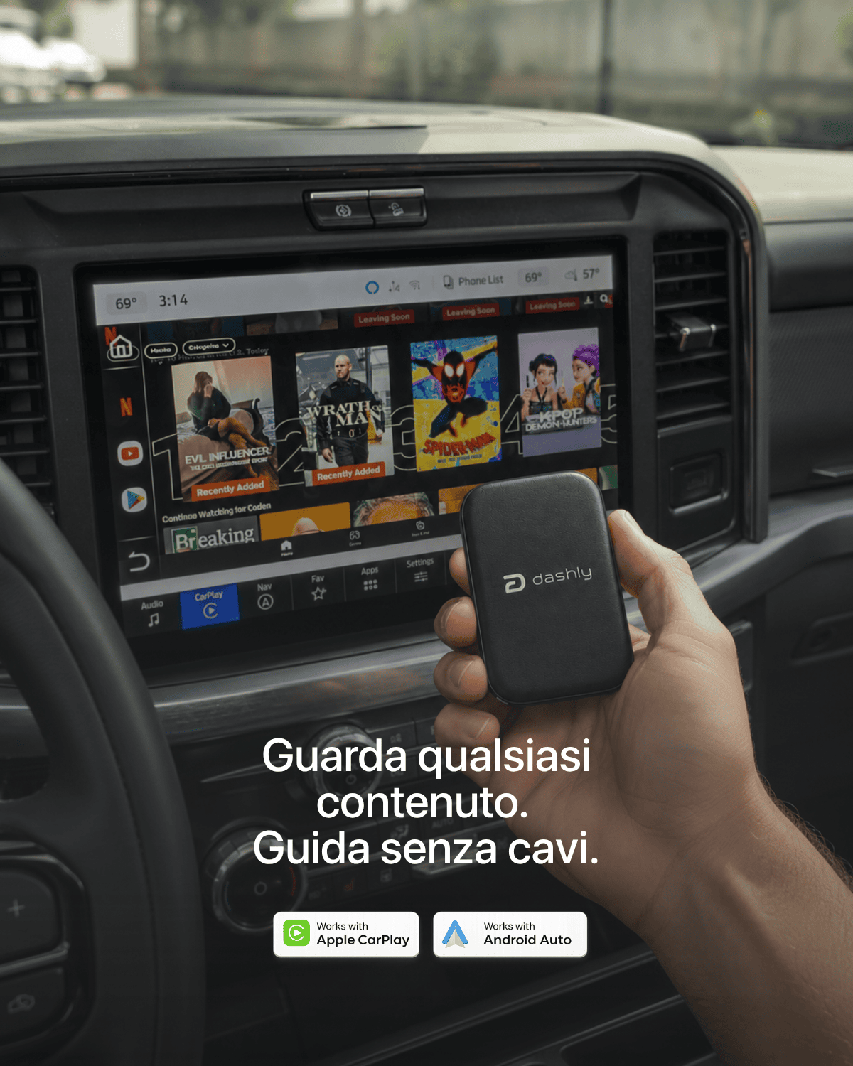 Dashly - Guarda qualsiasi contenuto